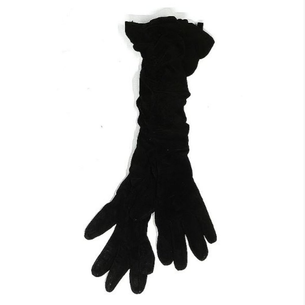 Leather Opera Length Gloves
